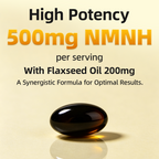 NMNH Softgels with Flaxseed Oil