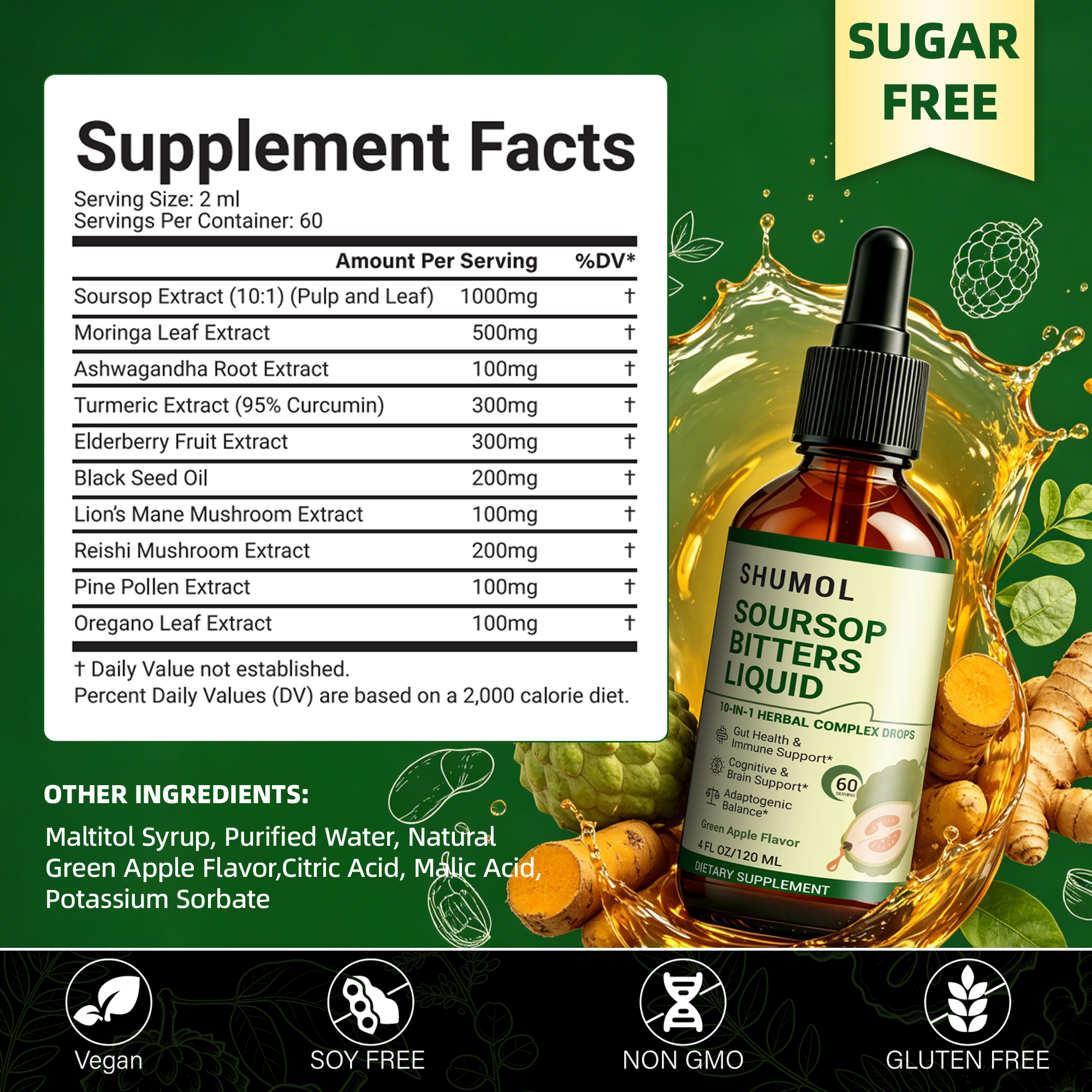 Soursop Bitters Liquid Drops