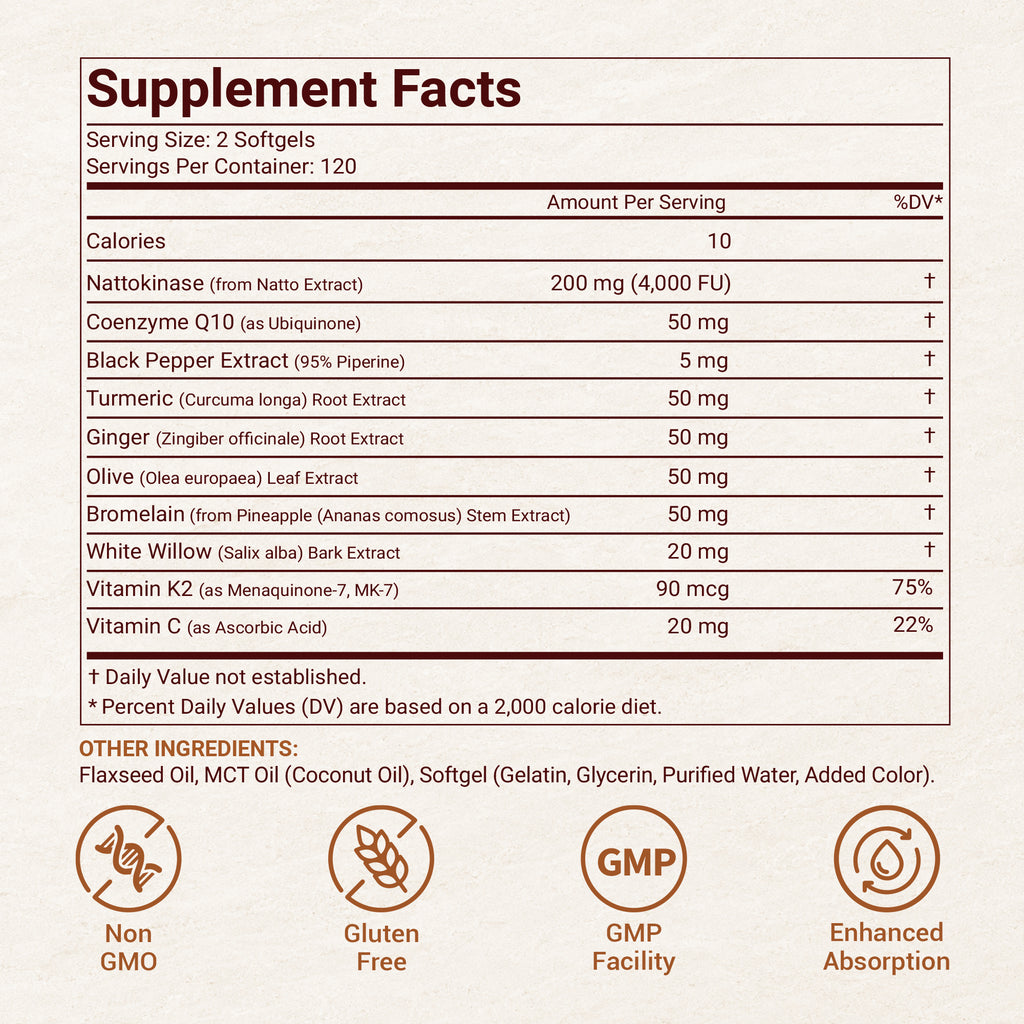 Nattokinase Supplement softgel