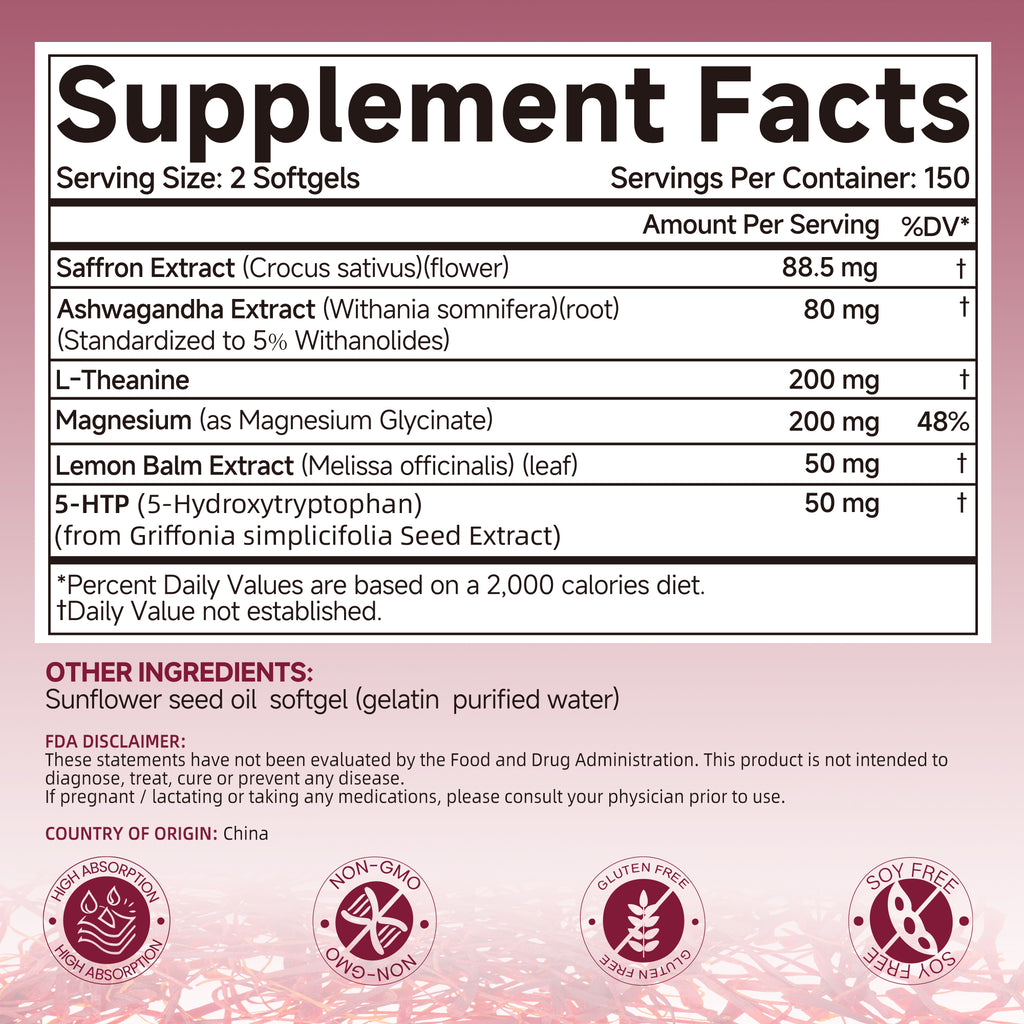 Saffron Complex Softgels