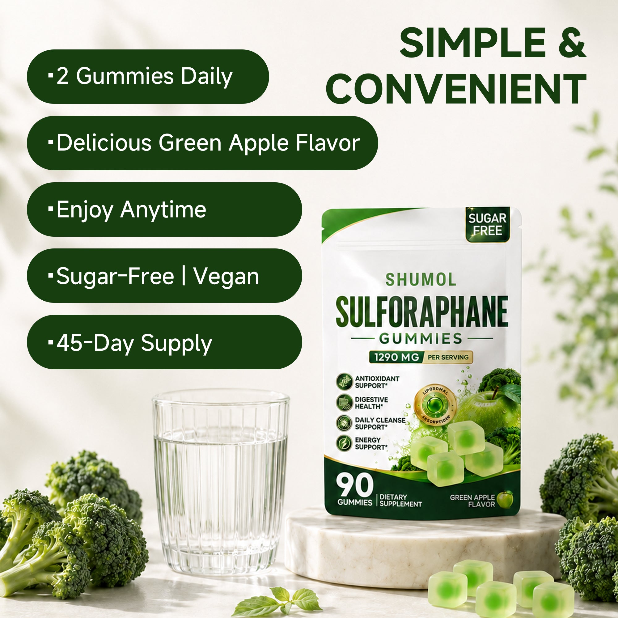 Liposomal Sulforaphane Gummies