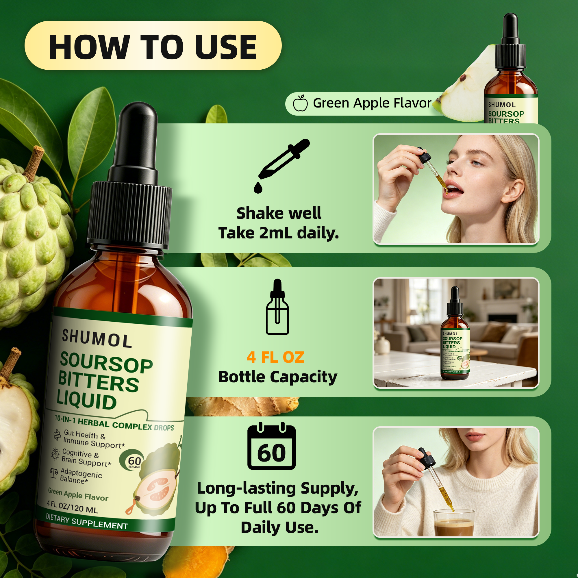Soursop Bitters Liquid Drops